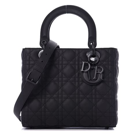 lady dior ultra matt|christian Dior matte black bag.